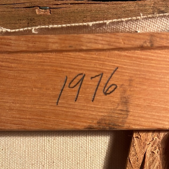 David Crespi Painting 20 by 17 frame size. 16 by 12 painting size. - Picture 4 of 5